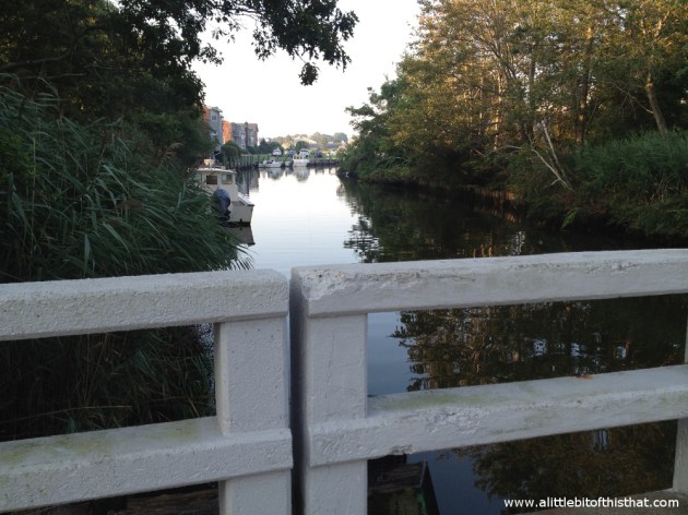 A canal/bridge that I passed over on my run.