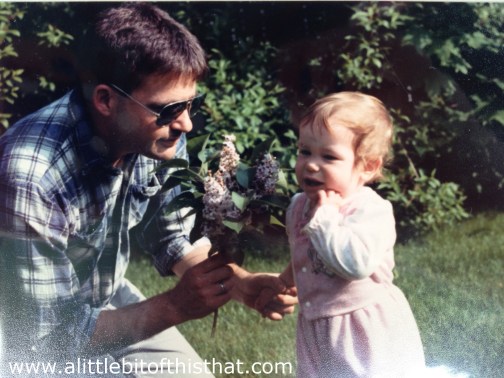 I'm mad at 1 year old self for not smiling in this photo!