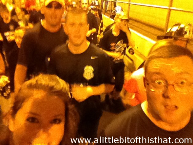 Inside the tunnel! The four of us stayed together (or within view) the entire time!