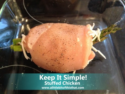 Right before the breadcrumbs and baking... look how pretty it looks!